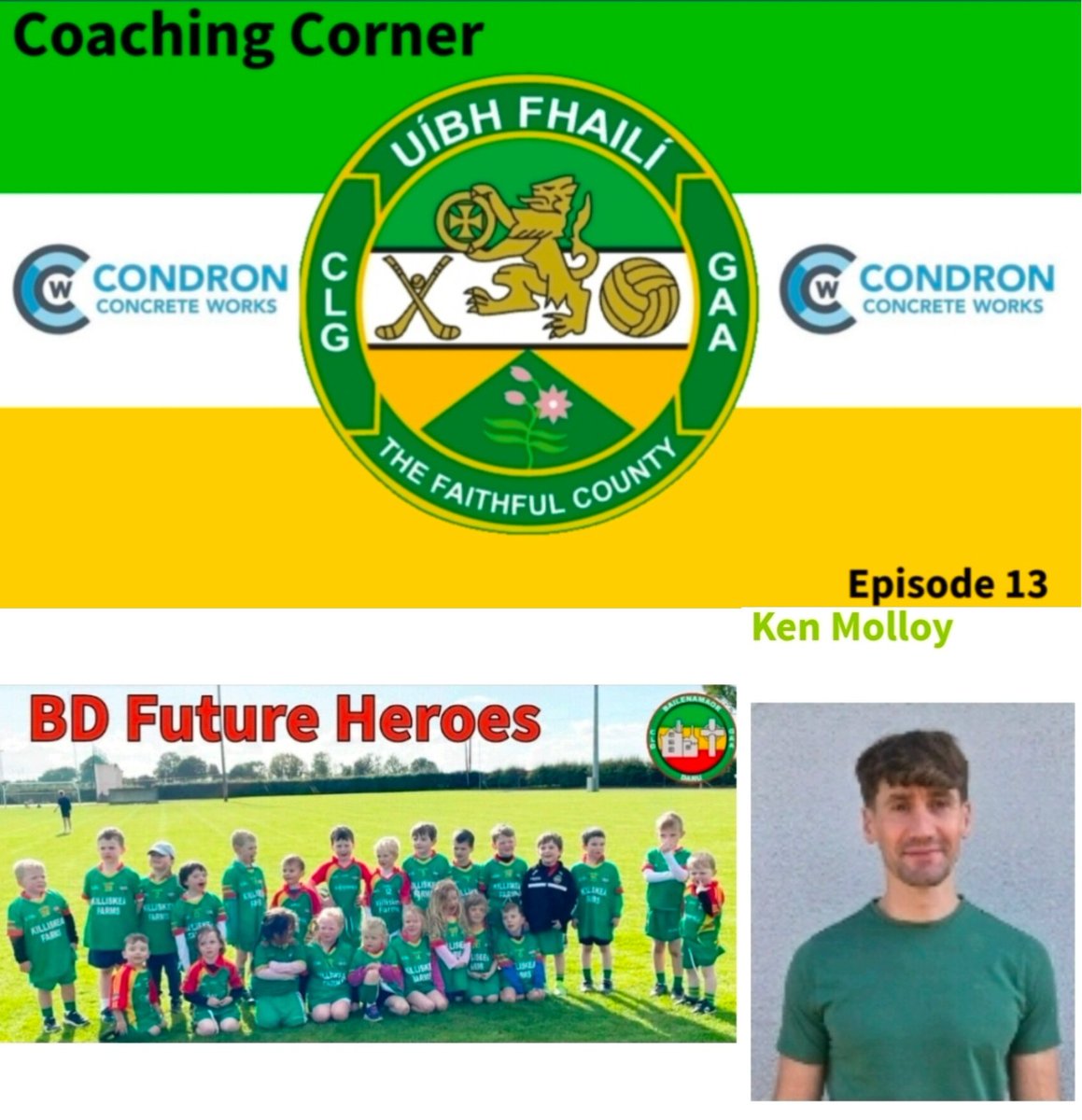 BallinamereGAA's tweet photo. WE HAVE NOT 1 BUT 2 FEATURES IN THIS EPISODE OF THE OFFALY GAA COACHING CORNER 👊
To read the full episode 13 just hit the link below ⬇️
https://t.co/VpkWgHqNVS
#ballinameregaa #offalycoachingcorner #yourclub #fyp #offalygaa https://t.co/Jl7AIxKRf6