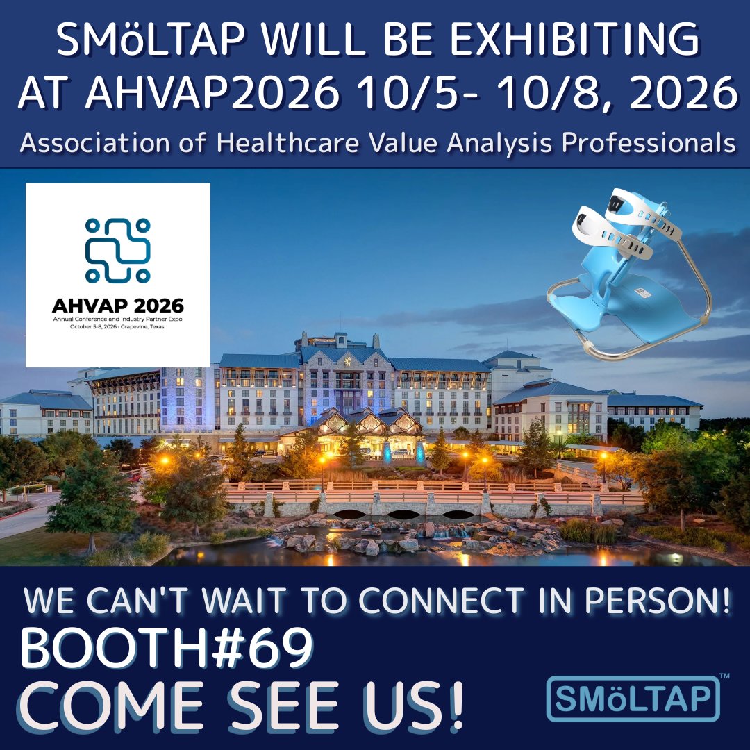 smoltapinc's tweet photo. 📣 SMöLTAP is heading to #AHVAP2026 in Grapevine, TX, Oct. 5–8! Stop by to meet our team, learn more about our solutions, and connect with healthcare value analysis professionals. @AHVAP 

Learn more: https://t.co/8yr0M9rVyu https://t.co/1E0IDyU7LZ