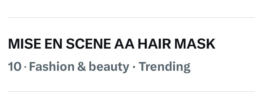 fluffypms's tweet photo. มีคนใช้ MARK เยอะมากกกกก ร้องไห้ เทรนไม่ถูกนับกับทางแบรนด์นะคะ 

HAIR MASK นะคะ 🙏🏻

MISE EN SCENE AA HAIR MASK 
#MISEenSCENEXAA
#AAashirakorn https://t.co/WQATJIM9Wn