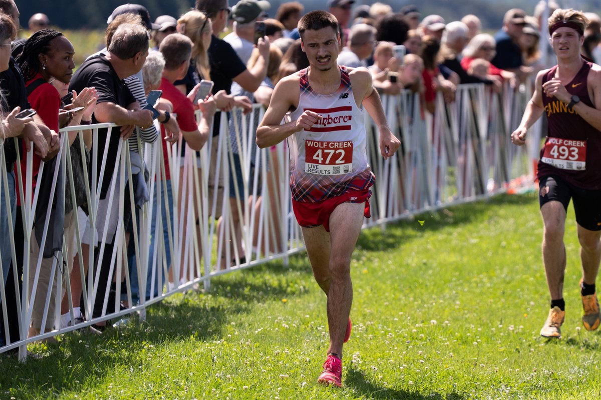 PennWedinboro's tweet photo. Ralph Antonucci has been named the PSAC Men's Cross Country Athlete of the Week after a standout performance this weekend. Antonucci finished second in the 8K race with a time of 25:16.90, while helping Edinboro earn a second-place team finish. https://t.co/bmVR5QXSmX https://t.co/SkLupkEj2t