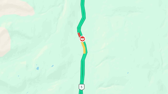 DriveBC's tweet photo. 📡 #BCHwy5 southbound between #Merritt and #HopeBC, there are reports of a vehicle incident near Coldwater River Provincial Park. #CoquihallaHwy https://t.co/UxcCuIb7Pd