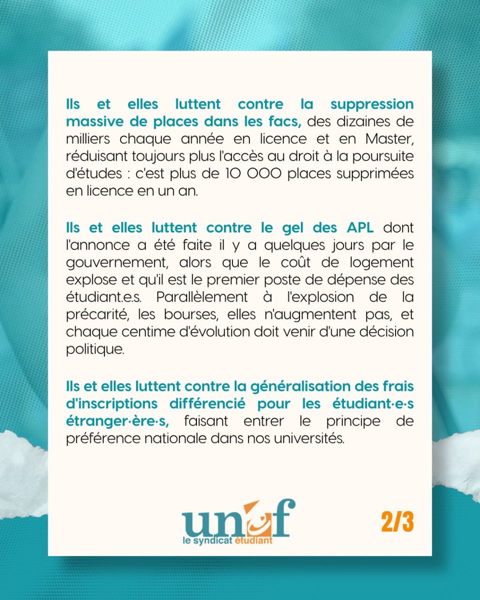 UNEF's tweet photo. Après plusieurs jours de mobilisation, la jeunesse est sortie massivement dans la rue hier. Il faut que la mobilisation s’intensifie, rendez-vous le 6 octobre dans la rue ! https://t.co/HlGo1zSwe0