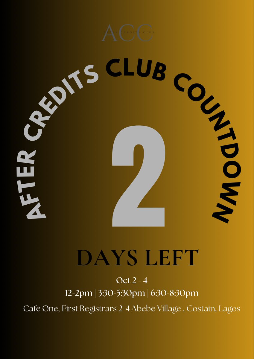tfdp_roductions's tweet photo. Three days until the lights go down, the film begins, and you finally find out what you came for. 🎬

ACC is this Saturday.
Come curious. Come comfortable.

#aftercreditsclub https://t.co/lwlmLDjhN6