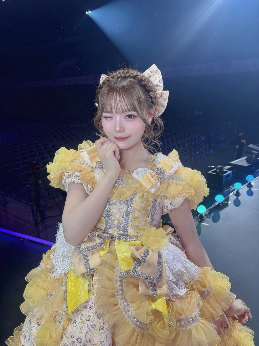 risa_cs1108's tweet photo. 有明アリーナ2days
ありがとうございましたーーーっ!! 🏰🎀

きゅーてすとの
声もお顔もばっちし聞こえて幸💮"

次は宮城!!
お待ちしてます（՞>⩊<՞）💛💛

 #きゅーすと https://t.co/jFfzdzTKNz
