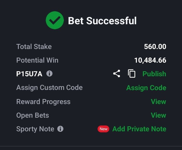 YIELDQUEST_ofc's tweet photo. Sportybet code: P15U7A

Smart games don come with much risks

Stake what you can afford to lose..
Gamble responsibly https://t.co/xf6JGhlsG8