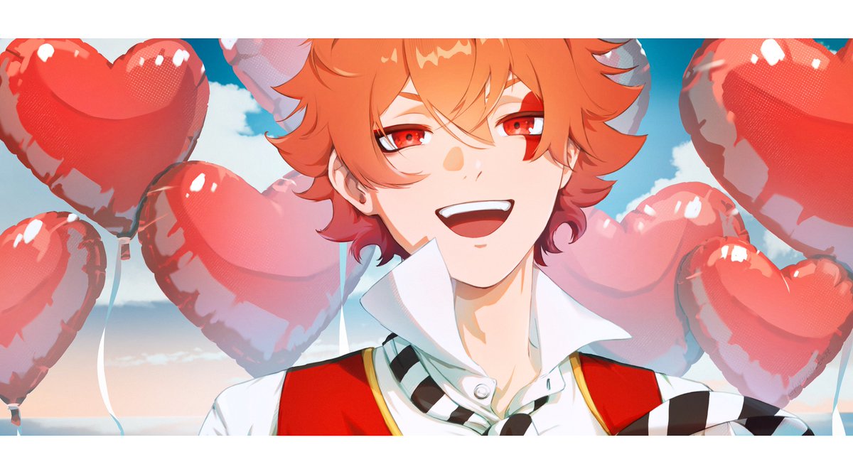 fukurou_twst's tweet photo. 🎈♥️🎈

#twstファンアート https://t.co/6Pb9hZo8Mn