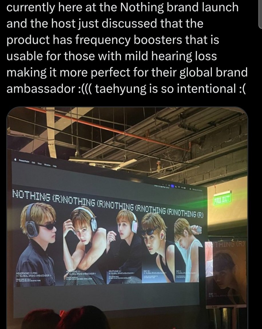 111taekim1111's tweet photo. "Product has frequency boosters that is usable for those with mild hearing loss" omg, this is genius, intentional and soooooo meaningful 🥹 impressed!!!!! https://t.co/lJLb6wL64v