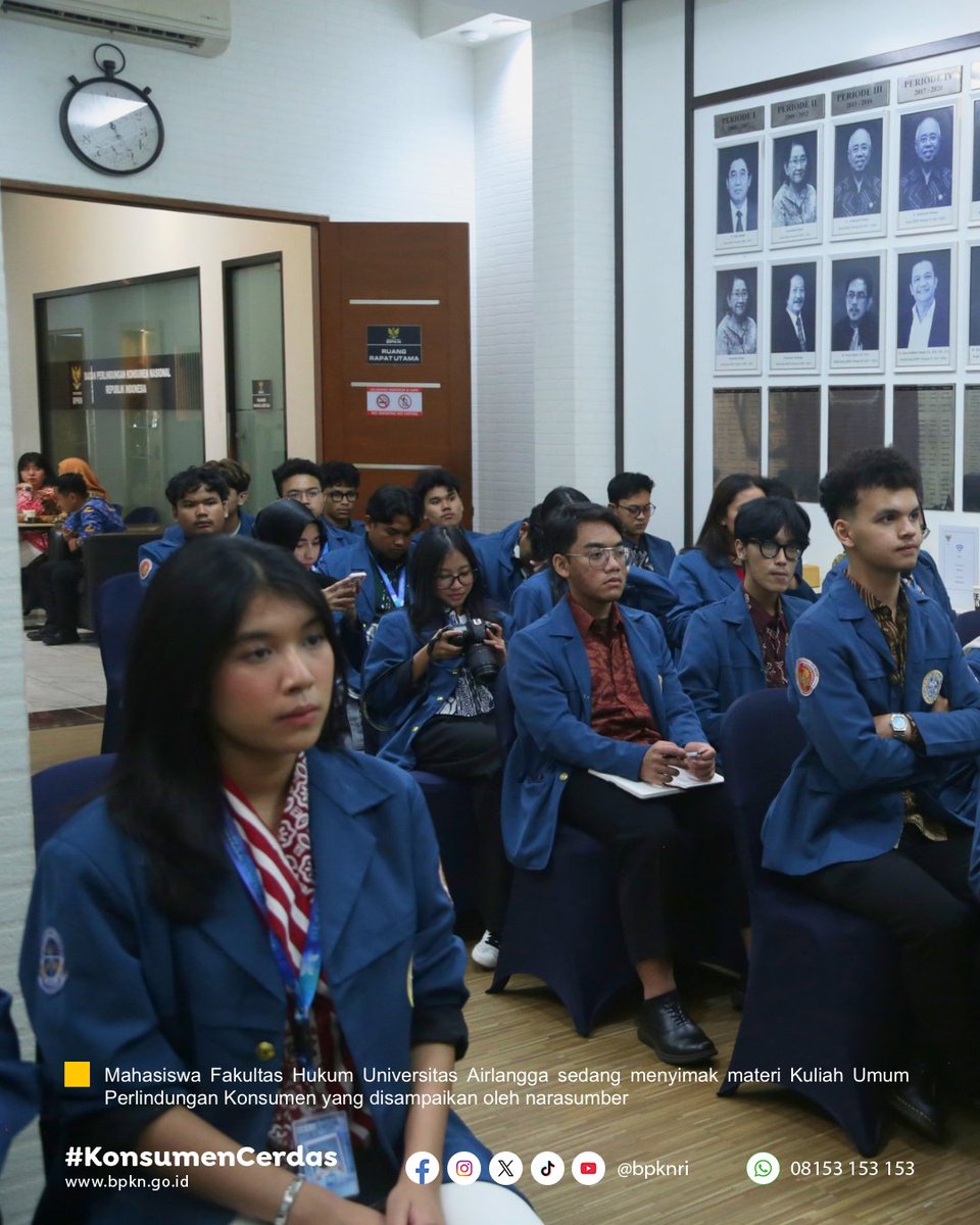 BPKN_RI's tweet photo. Jakarta, 17 September 2026. Badan Perlindungan Konsumen Nasional (BPKN) menerima kunjungan dari Fakultas Hukum Universitas Airlangga dengan tema “Peran Hukum dalam Menghadapi Transformasi Teknologi dan Persaingan Global” https://t.co/oZgUNrHvRa