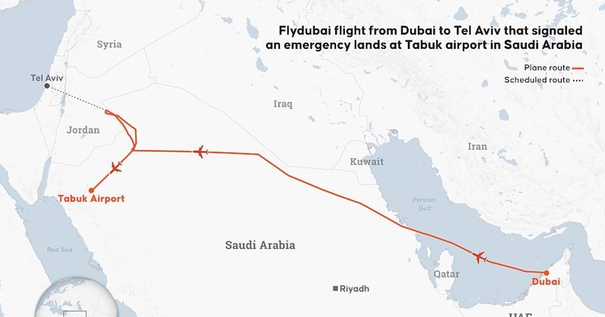 KIRO7Seattle's tweet photo. Dubai-Israel flight diverted after violent cockpit incident, raising hijacking fears. Pilots injured. https://t.co/N2ObPDdGAf https://t.co/zY7OTCA4CX