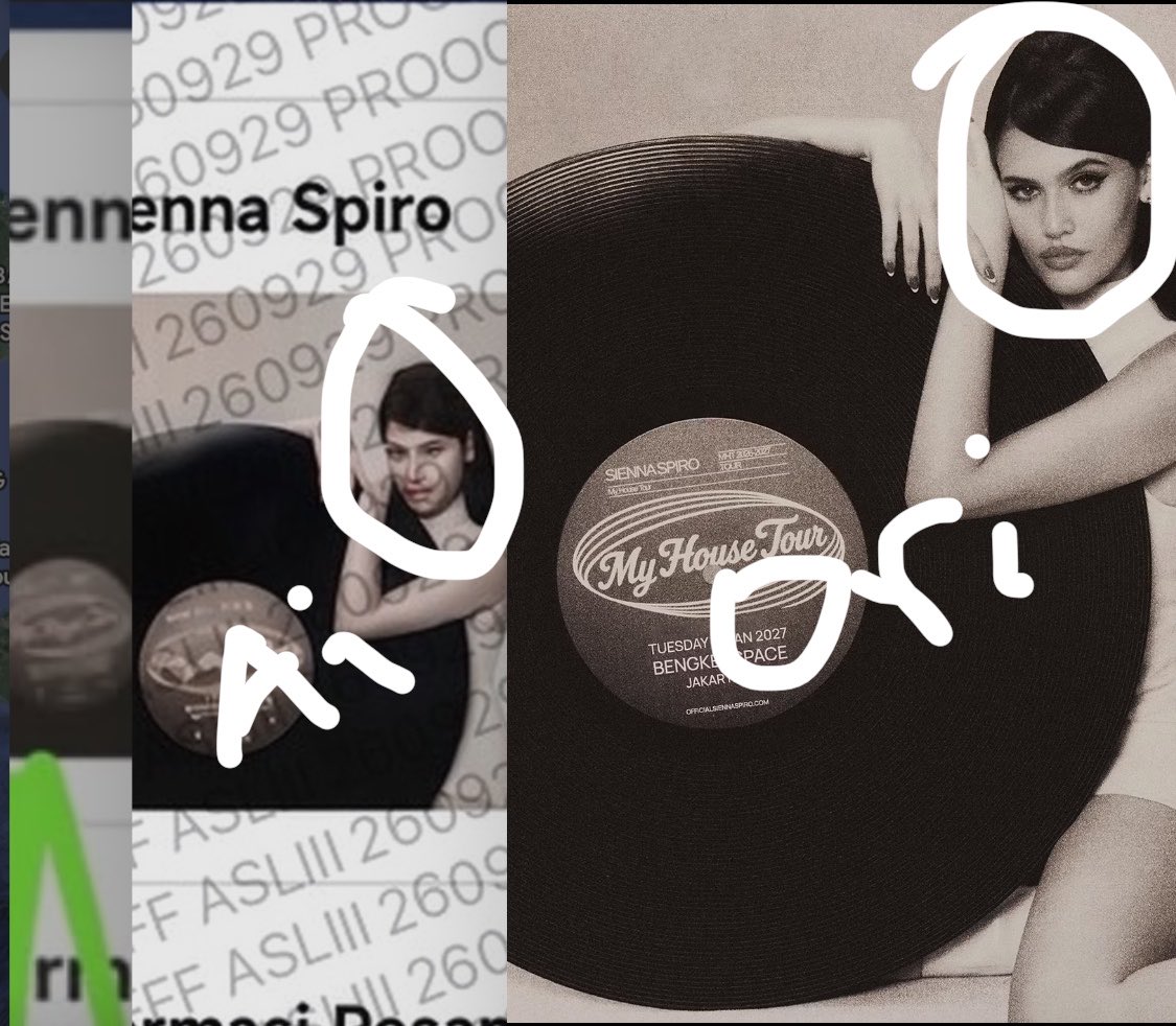 ilyeungh's tweet photo. klean yg mau beli wts sienna spiro pls cek e ticketnya soalnya kek ada yg di pake ai trs muka nya sienna jadi plenger gitu https://t.co/DFFcDld4sb