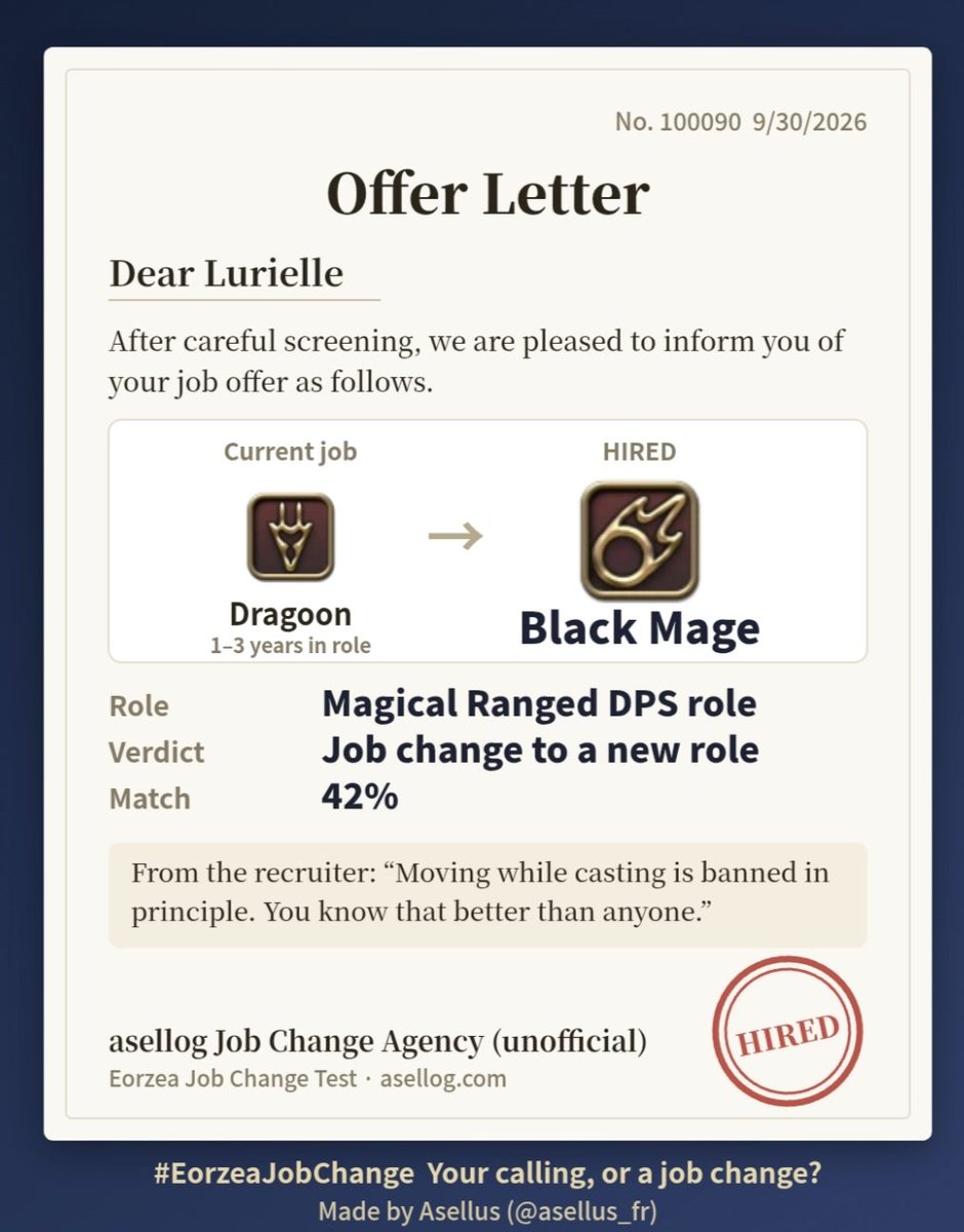 LurielleXIV's tweet photo. BLM is my second favorite job, so if I ever had to change my main job, I'd gladly go with it! (Not sure that'll ever happen though, DRG is too deeply rooted in Lurielle's lore) https://t.co/Pvoc8uze8H