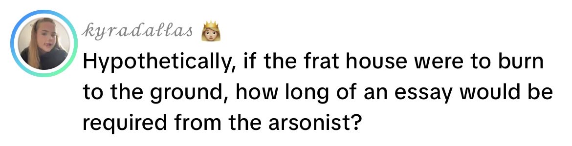 MAGACult2's tweet photo. There are about 40,000 comments on the Cornell University TikTok page. And it’s all stuff like this. https://t.co/1h8cecpBcT
