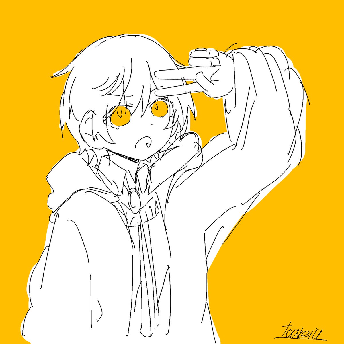 Reiutoa's tweet photo. ラキ君のみ
#今月描いた絵を晒そうㅤ https://t.co/la5uWyuLVt