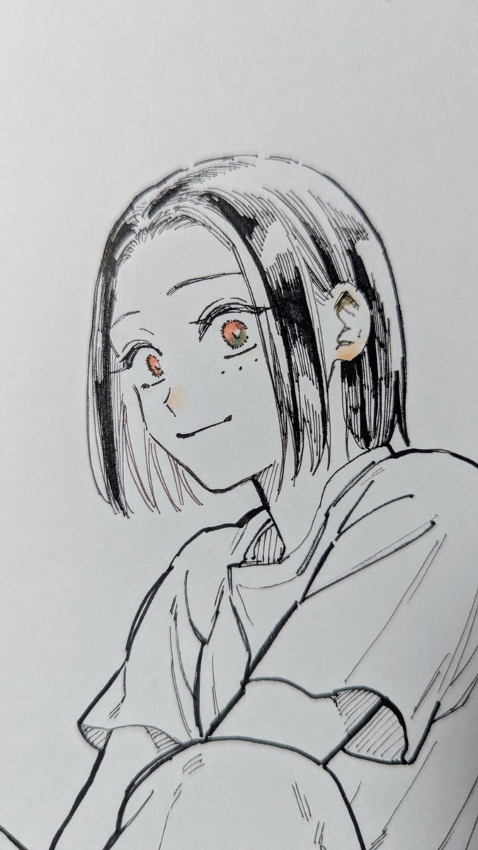 ayukawa_ao's tweet photo. 久しぶりのアナログ✏️　#なとりとしずは https://t.co/TG8XQpukQF