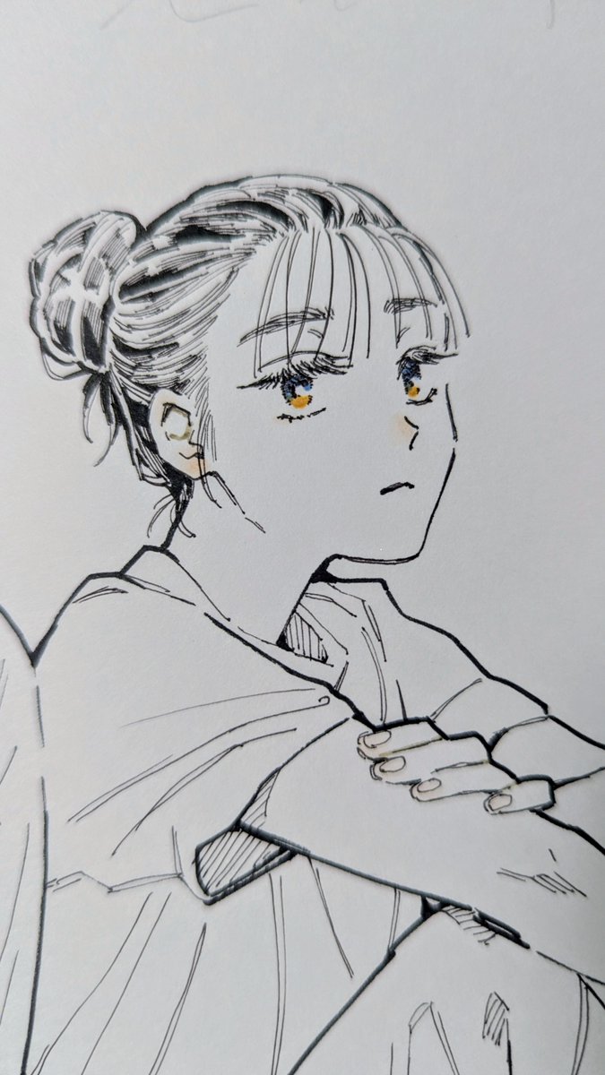ayukawa_ao's tweet photo. 久しぶりのアナログ✏️　#なとりとしずは https://t.co/TG8XQpukQF