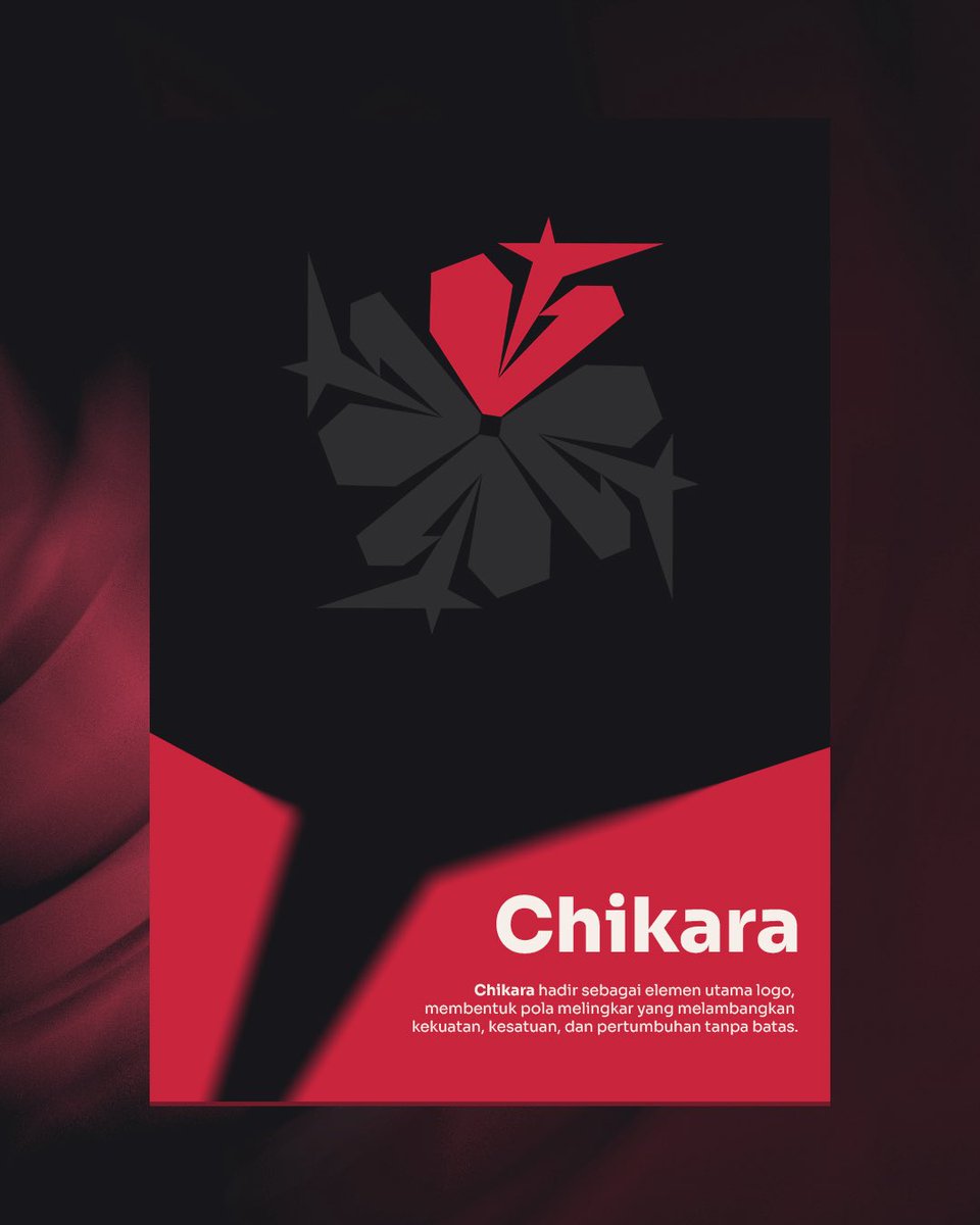 FreyanationID's tweet photo. Chikara
Hadir sebagai identitas utama Kami, melambangkan kekuatan, kesatuan, dan pertumbuhan tanpa batas.

Circular
Susunan melingkar melambangkan kesatuan dan keterhubungan. Menggabungkan setiap elemen dan menyatukannya menjadi satu identitas yang utuh.

Tepal
Muncul dari susunan Chikara yang membentuk karakter khas Higanbana. Melambangkan kesan dinamis dan adaptif dalam menghadapi perubahan.

Flower
Keseluruhan elemen tadi, membentuk bunga Spider Lily, yang menjadi representasi visual Kami.

#StrengthinBloom