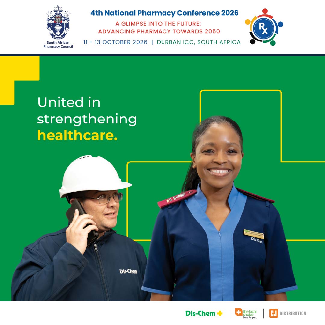 OfficialSAPC's tweet photo. Join Dis-Chem at the 4th National Pharmacy Conference in Durban.
#PremiumSponsor
#4NPC https://t.co/ufOnuji452