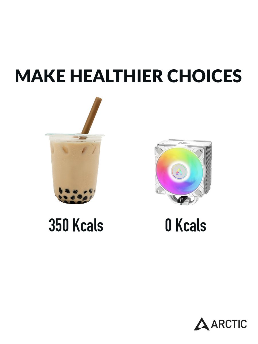 ARCTIChannel's tweet photo. 2026 is 3/4 over. Still time to hit that diet goal 💪🏻
Just swap the snacks for something with 0 Kcals 🧊💯
-
#CooledByARCTIC #ARCTICCooling #PCmemes #memes https://t.co/S8hcw4pjjJ