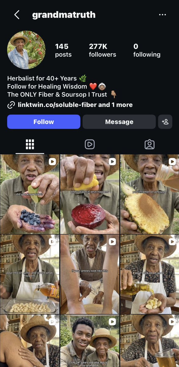 sairahul1's tweet photo. Fuck dropshipping, Fuck claude code, Fuck building AI startups

it's all for poors

The easiest way to print $30k/mo with AI in 2026 is running a fake old lady on tiktok who sells vitamins to women in their 60s....

99% of you won't do it because it's too embarrassing to admit

Total tool stack to operate one of them: $300/mo

ChatGPT $200 (automation using Dots)
Higgsfield $15 (AI avatar)
ManyChat $15 (the DM funnel)
Gumroad FREE

That's the entire infrastructure for a business that does $30-50k/mo

Move 1. Build the character in Higgsfield.

Pick a real older woman archetype. Chinese grandmother for cooking. Asian monk for wellness. Latin abuela for natural remedies.

Move 2. Run the 14-day warming sequence.

Don't post AI videos on day 1. Browse for 3 days. Comment for 4 days. Post 8 normal videos for 7 days. Day 14 start the real content.

Skip this and you get shadow-banned in week 3

Move 3. Pick 5 starter products.

Filter to women 38-65 categories: kitchen, home, beauty, supplements. Skip products with under 50 sales/week. Pick winners with 4+ stars and 3+ creators making sales

Move 4. Write the 18-second BOF script.

Hook line ("if you're over 50 and your knees crack, this is for you"). Demonstration with one specific number. CTA referencing the yellow basket icon. Product visible from second one

Move 5. Automate posting 6 videos a day.

Most will flop. By video 100 you'll have 1-2 winners pulling 200k-500k views. Duplicate the winners 30x. Don't tweak.

Move 6. Set up a manychat trigger before day 1.

Trigger keyword tied to a 4-message DM flow ending in your tiktok shop affiliate link. 31-41% click-through rate vs email at 4%.

Adds $200-800/mo per page on autopilot

Month 2 you'll cross $3-5k. Month 3 you'll cross $10-15k. Month 6 you should be at $30-50k from one page. Month 9 at 2-3 pages

The math nobody talks about

Dropshipping requires inventory, supplier negotiations, ad spend, returns, customer service. Average margin 4-12%. Average operator burnout: 14 months

Coding with claude requires you to learn how software works, get a job at a tech company that may not exist in 4 years, work 50+ hours/week for $120-180k. Average path to $30k/mo: 7-10 years

Building an AI SaaS requires you to compete with VC-funded teams, scale to product-market fit, fundraise, hire engineers. 90% die in 18 months

Running a fake AI grandmother requires $300/mo in tools and the willingness to look stupid. Average path to $30k/mo: 6 months. Average margin: 95%

They don't eat. They don't sleep. They don't quit. They don't get hangovers. They don't go through breakups. They don't ask for raises. They don't ghost me on monday morning

They post 6 times a day for 30 straight days.

I broke down how to build the whole system with OpenAI Dots + GPT-6.1 Sol here: