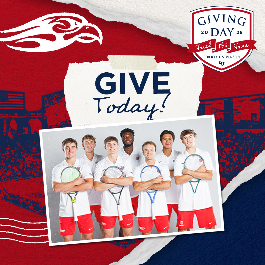 LibertyU's tweet photo. Liberty family: Giving Day is here! Today, let’s come together and support future 𝘊𝘩𝘢𝘮𝘱𝘪𝘰𝘯𝘴 𝘧𝘰𝘳 𝘊𝘩𝘳𝘪𝘴𝘵. Your gift, big or small, has eternal impact. Give today at https://t.co/tD9jkCqR6H. https://t.co/xkd1yv4WM5
