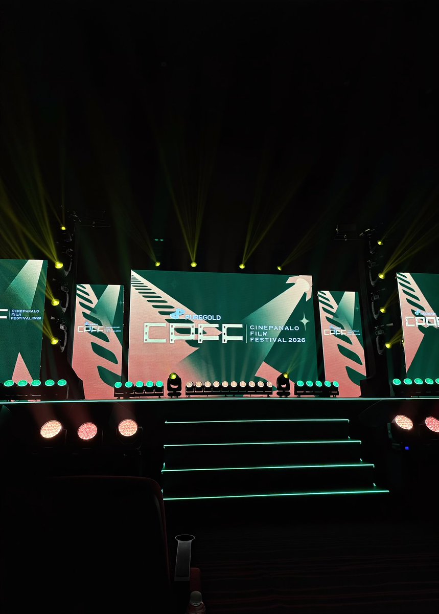 Puregold_PH's tweet photo. HAPPENING NOW: Puregold CinePanalo Film Festival 2026 Awards Night 💚

Stay tuned to this thread for updates mga ka-Puregold! 

#PuregoldCinePanalo2026 #PanaloSaHusay #AlwaysPanalo https://t.co/0MXTYfKBiS