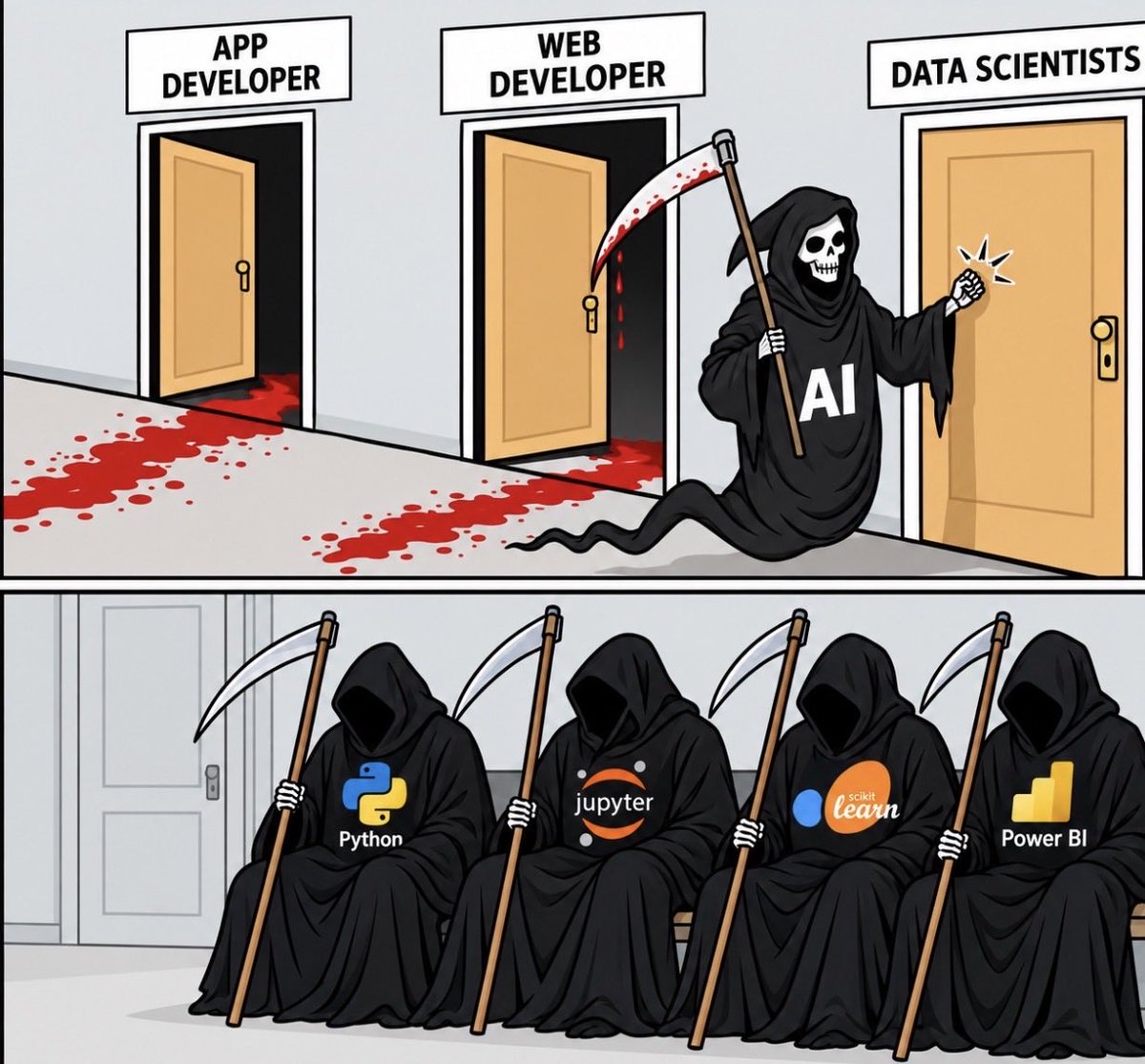fromcodetocloud's tweet photo. Is data science still a hot career? https://t.co/k7f24qd9e4