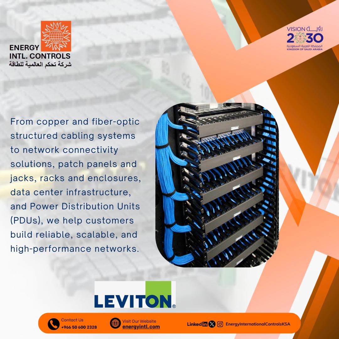 EIC_KSA's tweet photo. With EIC and Leviton Network Solutions, your infrastructure is designed to connect, perform, and grow with your business.

#EIC #Leviton #NetworkSolutions #DataCenter #StructuredCabling https://t.co/G6n295VcjG