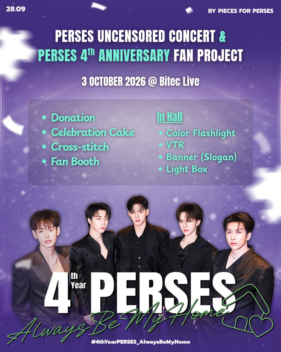 piecesforperses's tweet photo. (🧩💜) Fan Projects for

'PERSES UNCENSORED CONCERT
&amp; PERSES 4th ANNIVERSARY'

See you on

🗓 3 OCT 2026
📍 at Bitec Live

#PERSES_UNCENSORED
#4thYearPERSES_AlwaysBeMyHome
#ByPIECESforPERSES https://t.co/XR58y1r5U1