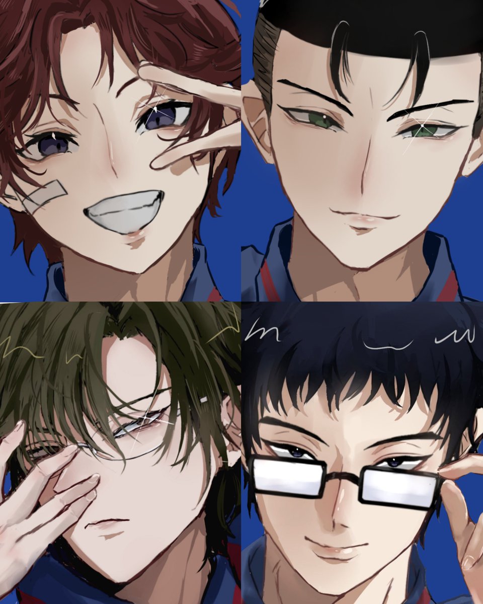 htag_tkg's tweet photo. #今月描いた絵を晒そうㅤ 
🎾👑にハマった月でした✨ https://t.co/Tfw3XswPGY