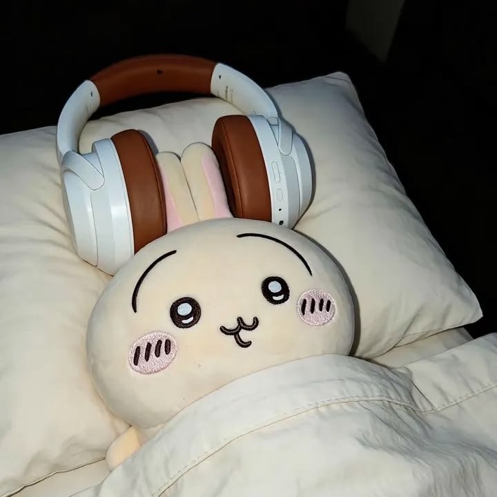 canihaedo's tweet photo. 토끼 헤드셋 쓰려면 이렇게 써야하는 건 맞는데 
넘 웃끼다 저게 뭐야 바보우사기 https://t.co/zXQdtW6PWK