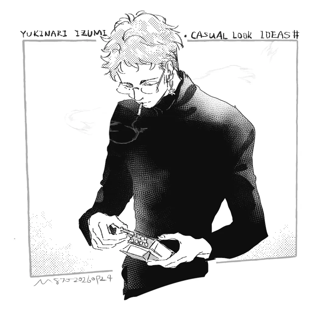m87_illustrat's tweet photo. 🚬&amp;🛏️
スケッチブック描かせていただき、ありがとうございました 
『Lost Arcadia』(C)ご依頼くださったお客様/M87／Re:version
 #イラスト #ロスアカ https://t.co/u7pWIfMw2M