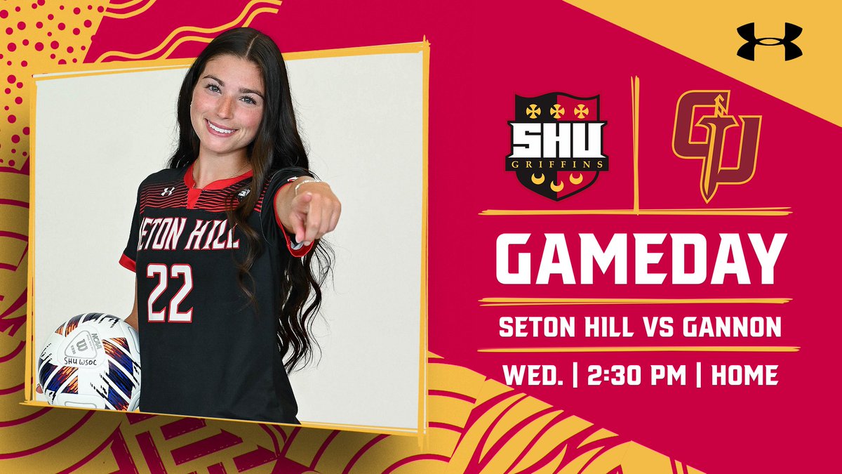 SetonHill_WSOC's tweet photo. GameDay!
Home
2:30pm
vs. Gannon
Watch: PSAC Network
#RollGriffs https://t.co/Gpe7uG9C8t