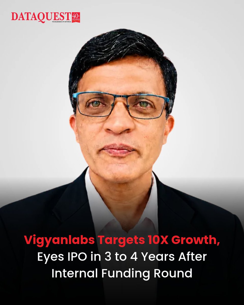 dataquestindia's tweet photo. Vigyanlabs Eyes 10X Growth

Vigyanlabs has raised internal capital to fuel expansion, targets 10X growth, and is considering an IPO in the coming years as enterprises show rising interest in private

Read More: https://t.co/3Caqq08L5i

#Dataquest #Vigyanlabs #AI https://t.co/2dhFGvd4CC