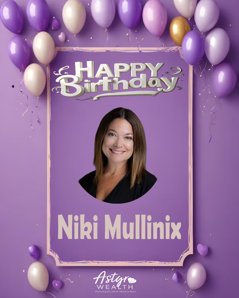 mosaic_wealth's tweet photo. Let's take a moment to wish Niki Mullinix a very Happy Birthday! 
May all your birthday wishes come true. https://t.co/p4UnS3iYoa