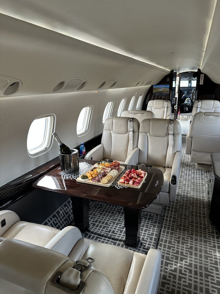 FlyPJets's tweet photo. From takeoff to touchdown, every detail matters.✨Personalized service, comfortable seating, and a flight experience designed around you. Let's get your next trip on the calendar.

https://t.co/mAGwADN89f | #privatejets #jetcharter #charter #aviation #legacy #travel https://t.co/kLmU49VOjt