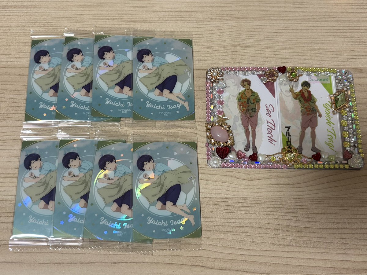 3o_nnws's tweet photo. 【譲渡・交換】ブルーロック ウエハース6 

（譲）潔

（求）160円/枚＋送料or ER冴

＊交換の場合2：1の交換◎
＊潔は推しですが回収絵柄ではないためお出ししております
＊単体譲渡のため前回の募集より金額上げております。ご了承頂けますと幸いです。
＊郵送のみ

お気軽にお声掛けください🌸 https://t.co/cDJHhwTekv