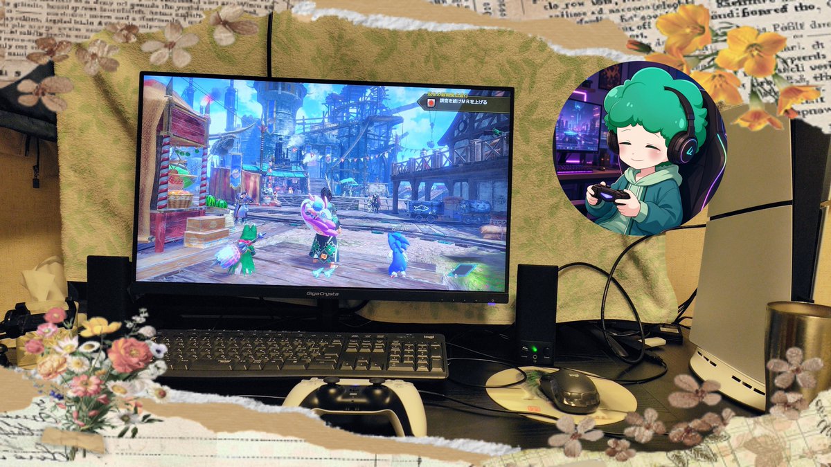 morizane759's tweet photo. モチベ上げるために奮発して買い替えた
🎮️💺→💸🥹
まだまだ配線とか試行錯誤中だが
とても良い感じになりつつある💚 https://t.co/376LSgWLr0