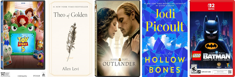 boxlib's tweet photo. This week the Sargent Memorial Library has 40 new books and three new movies.  New items include Toy Story 5. https://t.co/Qoz86sS1kn https://t.co/vOUSG8PuaS