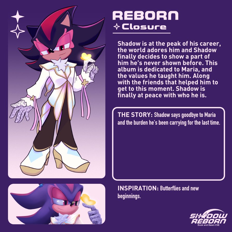 ShadowRebornCSE's tweet photo. 𝐖𝐚𝐧𝐭 𝐭𝐨 𝐥𝐞𝐚𝐫𝐧 𝐦𝐨𝐫𝐞 𝐚𝐛𝐨𝐮𝐭 𝐔𝐥𝐭𝐢𝐦𝐚𝐭𝐞 𝐈𝐝𝐨𝐥?
Take a look of the four different stages of Shadow's idol career and the stories they entail.

🎨 by: @Tokkinela

#shadowreborncse #shadowrebornduskanddawn #ShadowCSE2026 #ShadowTheHedgehog https://t.co/ACqigqUCeN
