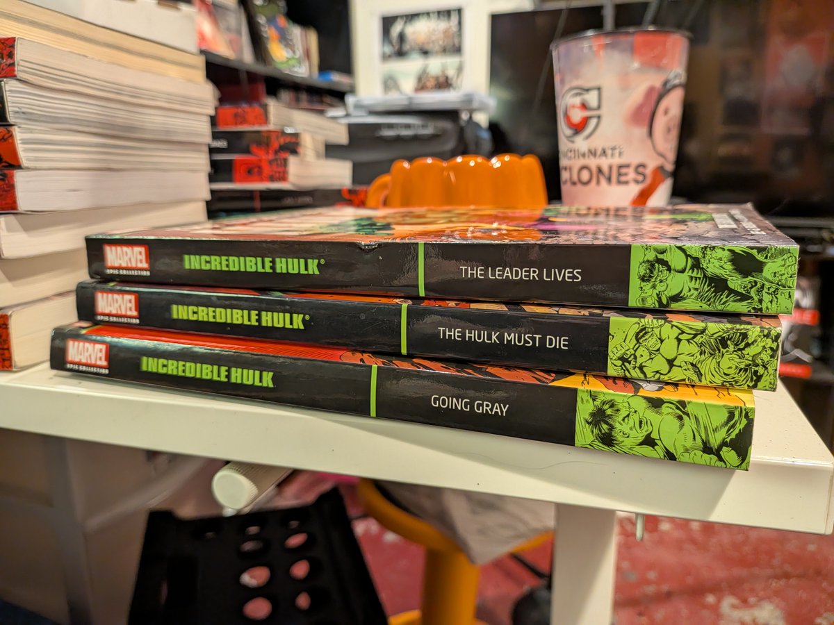 brian_level's tweet photo. I'm unloading these Epic Collections (among other things) to save some space in the office. Anyone interested, my DMs are open! https://t.co/5VwWFSQKIl