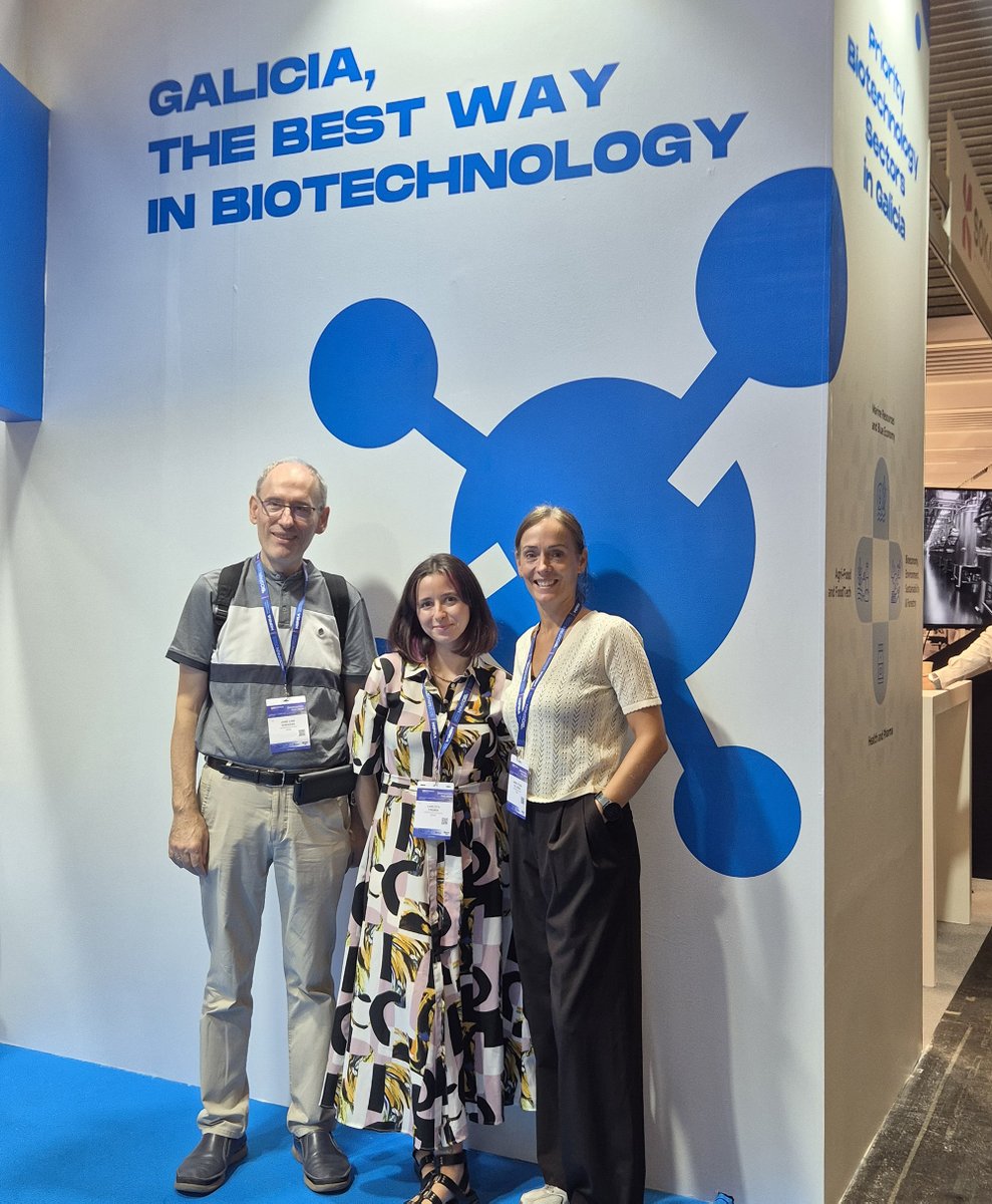 CIM_Uvigo's tweet photo. 📣O CIM está en @BIOSPAIN_AseBio, unha das grandes citas europeas da biotecnoloxía!
#PhystoFish levou a Bilbao os resultados de @marinnonet, rede transnacional que durante 3 anos conectou investigación, capacidades e innovación para impulsar a #BlueBiotech no Espazo Atlántico.🤝 https://t.co/d2YcSrAh8h