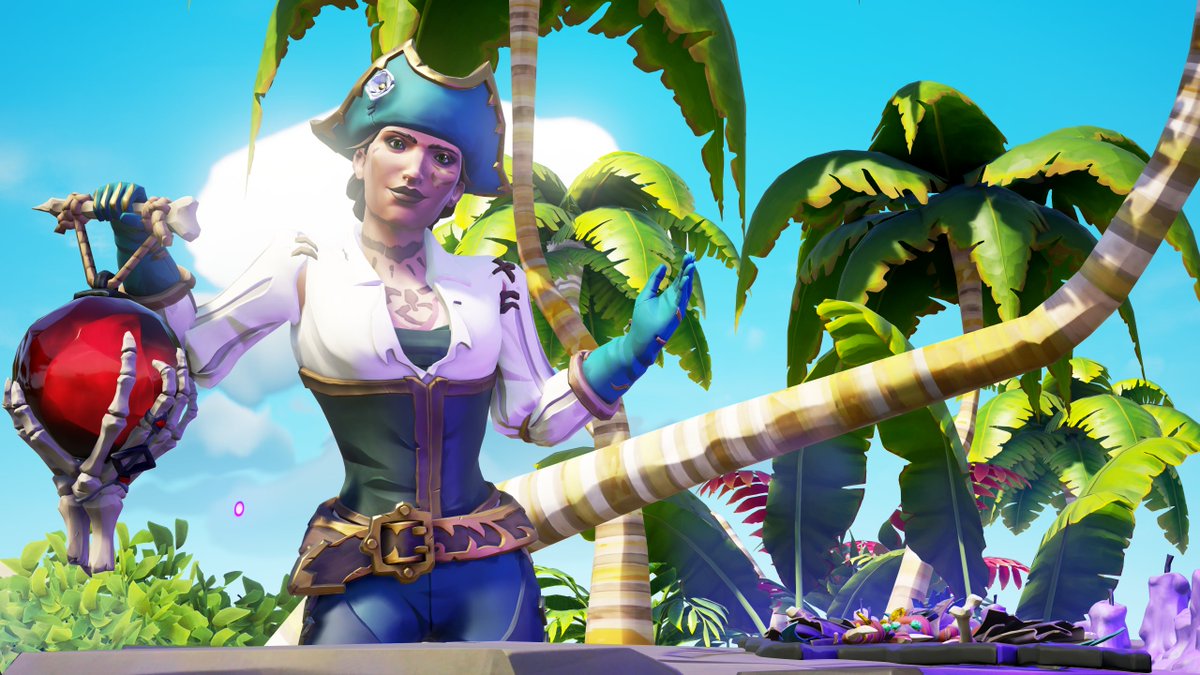 SaintePudding40's tweet photo. Ahoy pirates, have a nice Wednesday 🍮

I finished my pass 👌 The beautiful but mysterious lantern is in the collection ! 🔮

#SeaOfThieves @SeaOfThieves https://t.co/pPUY48flna