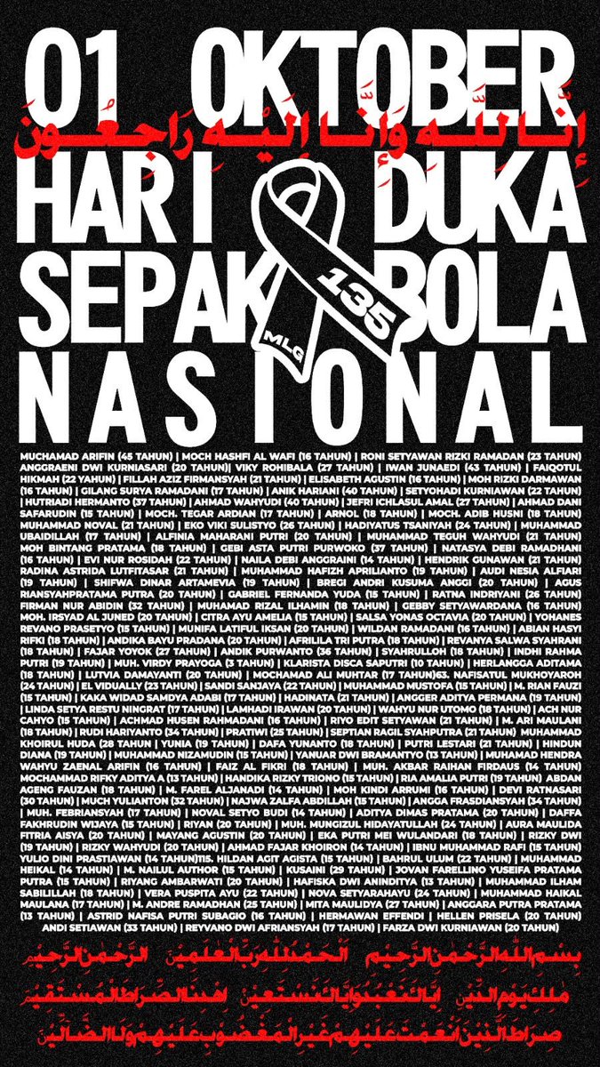 wepe20_'s tweet photo. After this tragedy (the mass killing) occurred, football was no longer as beautiful as it used to be. Hearing directly from the victims' families and holding the deceased's clothing in my own hands caused an overwhelming heaviness in my heart.
​
#KanjuruhanMassacre https://t.co/66LLAr9nKr