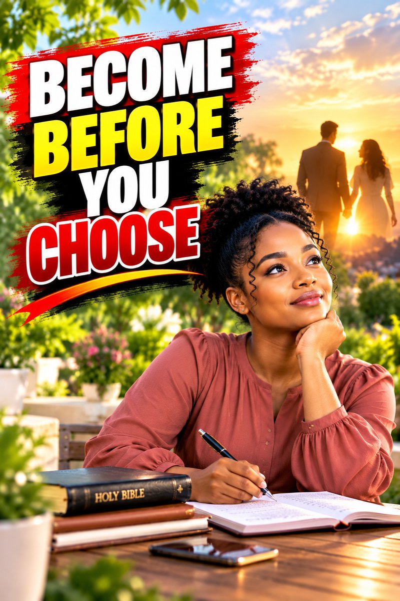 BSPurity's tweet photo. BECOME BEFORE YOU CHOOSE

Kindly follow us on our WhatsApp channel
https://t.co/yXHiZxuECY

#BecomeBeforeYouChoose #PreparingForMarriage #GodlyMarriage #ChristianRelationships https://t.co/8jRaDxkUqB