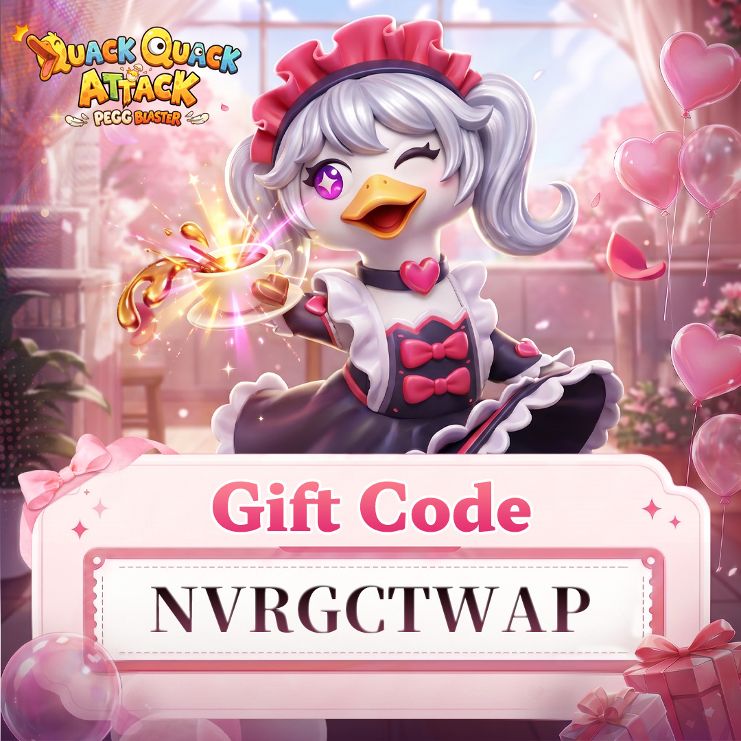QuackAttackEN's tweet photo. #QuackQuackAttack #RedeemCode
🎁Gift Code: NVRGCTWAP
Dear Duckies, we wish you a great weekend!  Come and share with us! Enter the code above in the game to redeem exquisite rewards!
Expiry Date: October 5th, 2026 at 10:59 (UTC-5) https://t.co/vkqA3biXdR