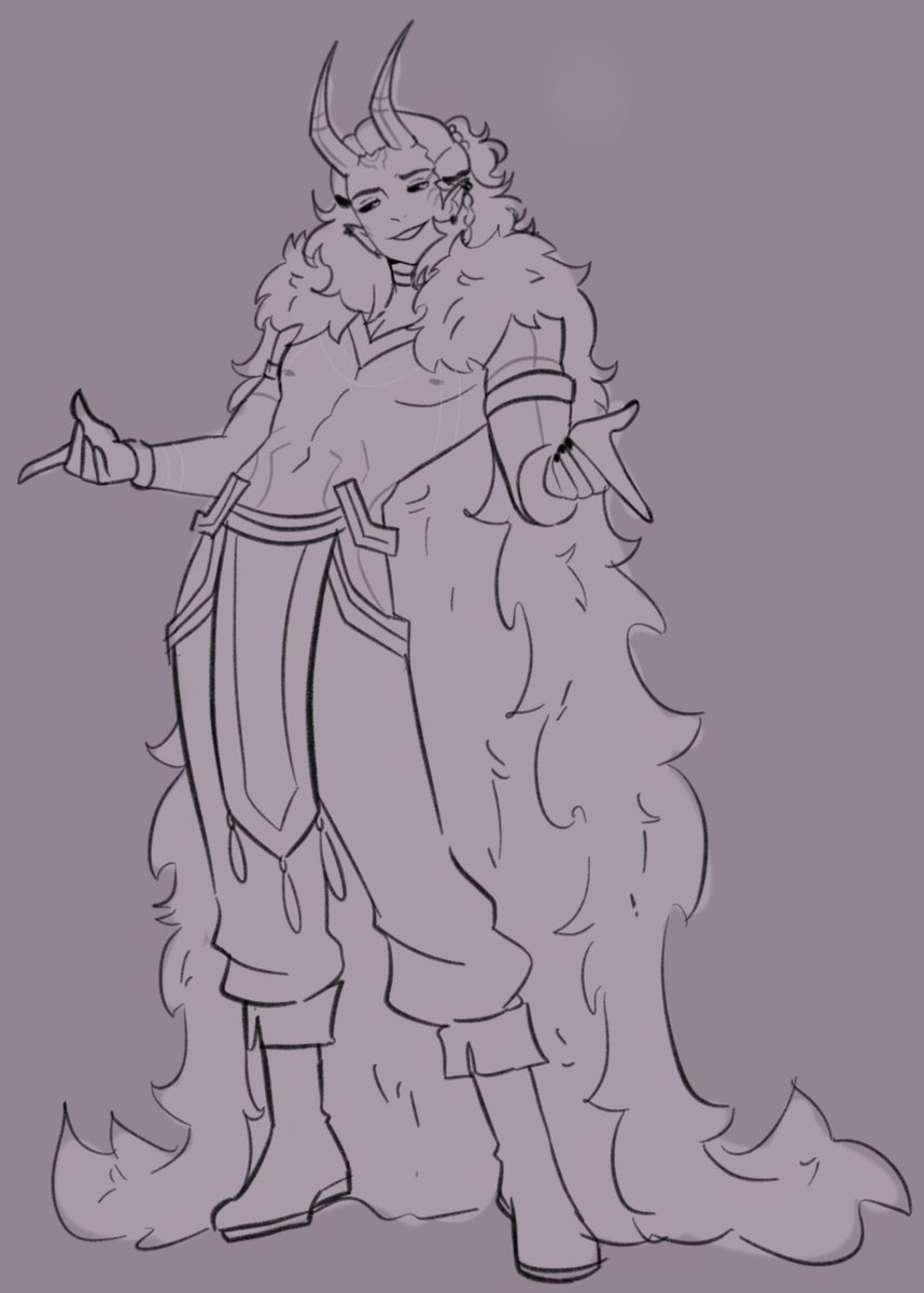 isayaNeko's tweet photo. Frost giant loki sketch 👉👈 https://t.co/MciPeNSZby
