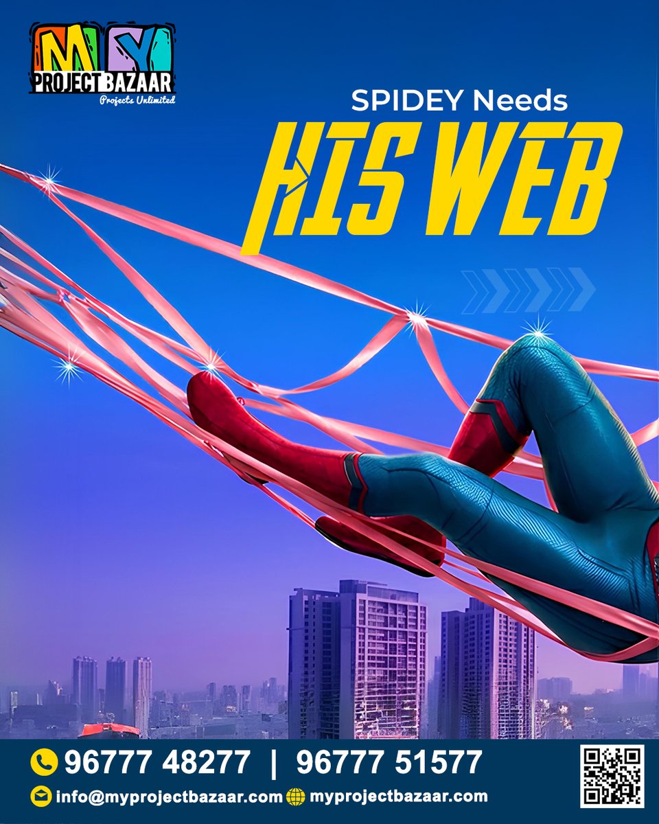 MyProjectBazaar's tweet photo. π·οΈ Spidey Needs His Web... (Swipe to see what YOU need!) πΈοΈβ‘οΈ
#MyProjectBazaar #PHPProjects #FinalYearProjects #PHPProject #PHPDevelopment #IEEEProjects #ProjectReport #ProjectSupport #StudentProjects #ReadyMadeProjects #AcademicProjects #ProjectSolutions #spiderman https://t.co/zoYRXogxQX
