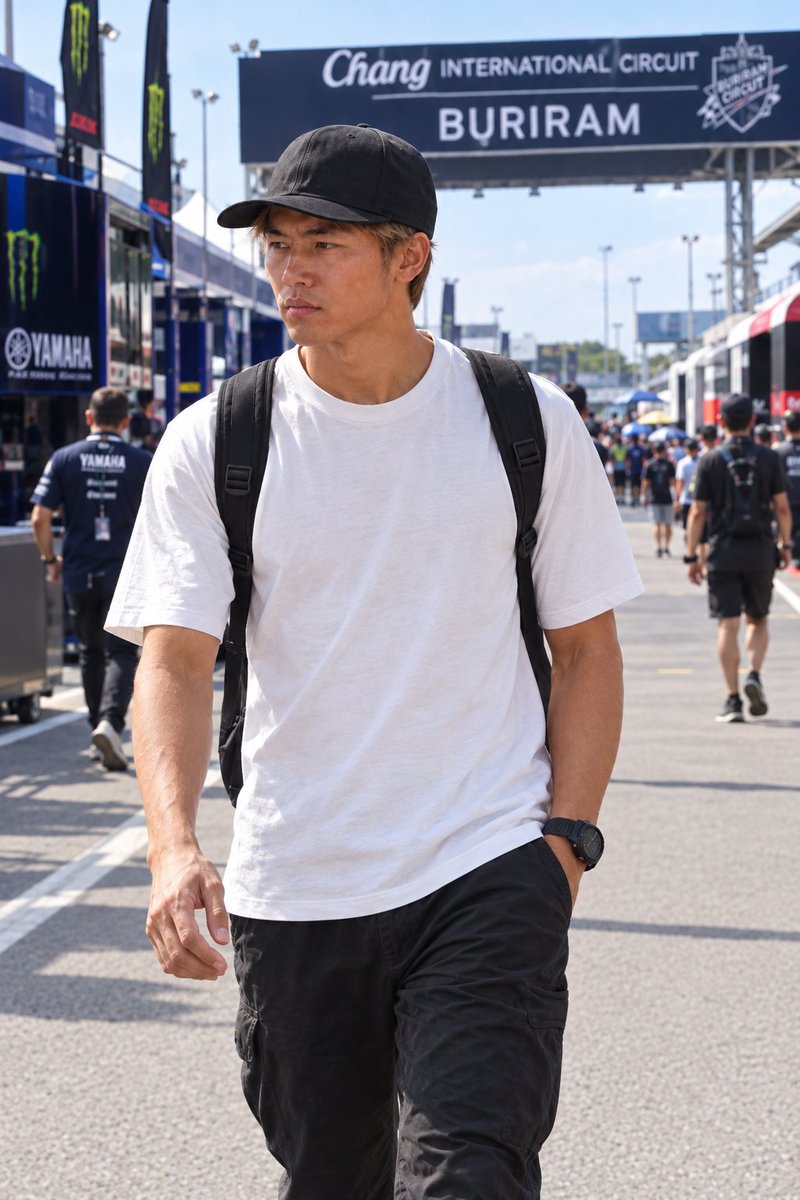 LenguaFugazRyu's tweet photo. Ya estamos en Buriram.

Cada llegada a un circuito tiene algo especial. 

Hay unos minutos en los que todo parece detenerse y uno puede pensar en todo lo que ha recorrido para estar aquí.

Ahora toca dejar que hablen el trabajo, la concentración y las vueltas https://t.co/r2QJTqBMcj