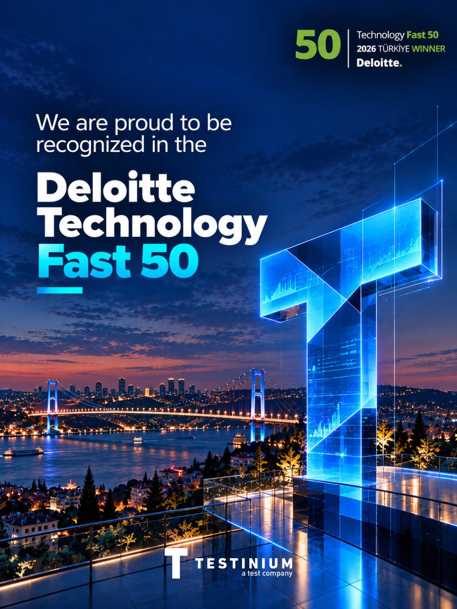 testinium's tweet photo. We’re happy to be among the Deloitte Technology Fast 50 Türkiye once again.

Thank you to our team for making this possible, and to our customers and partners for being part of it.

#Testinium #DeloitteTechnologyFast50 #TechnologyFast50 https://t.co/eUccX4Br49