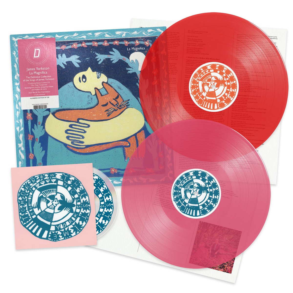 SoundKnowledge_'s tweet photo. Back on @dinkededition, the definitive @jamesyorkston 
Dinked Edition 448: James Yorkston - La Magnifica
● The Definitive Collection of the Songs of James Yorkston
● Red and Pink 2LP
● Bonus CD of covers (feat. First Aid Kit, The Tubs &amp; more)
● /500
● 27.11.26
#DinkedEdition https://t.co/noAOb5tXXC